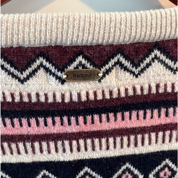 BARBOUR Birch Crew Neck Wool Blend Sweater NWT - Picture 6 of 15
